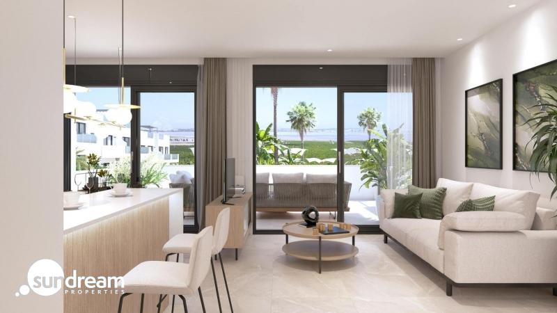 g_39804-6-3 BUNGALOW DE PLANTA ALTA CON 2 DORM. CON VISTAS A LA LAGUNA ROSA EN LOS BALCONES(TORREVIEJA)