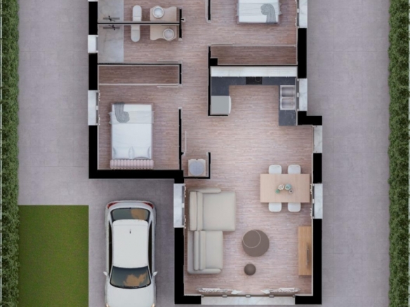 FANTÁSTICA VILLA EN UNA PLANTA DE NUEVA CONSTRUCCIÓN EN LOS ALCAZARES