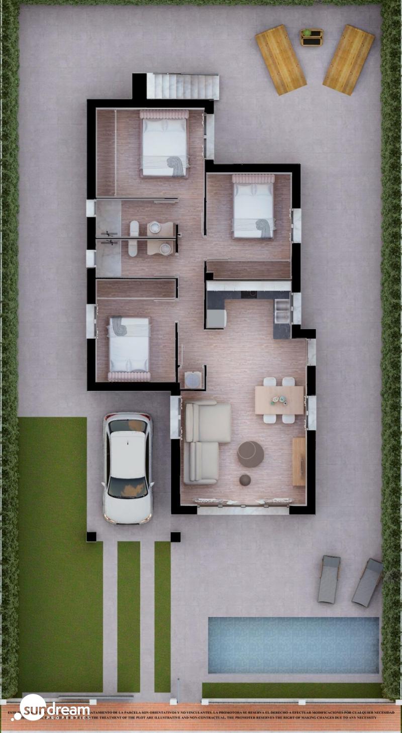 g_39822-16-6 FANTÁSTICA VILLA EN UNA PLANTA DE NUEVA CONSTRUCCIÓN EN LOS ALCAZARES