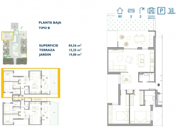 APARTAMENTO DE PLANTA BAJA DE 2 DORMITORIOS EN SAN PEDRO DEL PINATAR