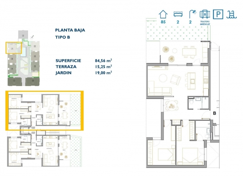 APARTAMENTO DE PLANTA BAJA DE 2 DORMITORIOS EN SAN PEDRO DEL PINATAR