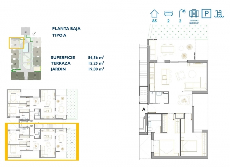 APARTAMENTO DE PLANTA BAJA DE 2 DORMITORIOS EN SAN PEDRO DEL PINATAR