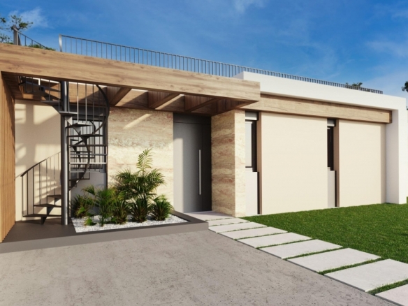 NUEVAS VILLAS DE UNA SOLA PLANTA CON VISTAS EXCLUSIVAS AL MAR EN POLOP
