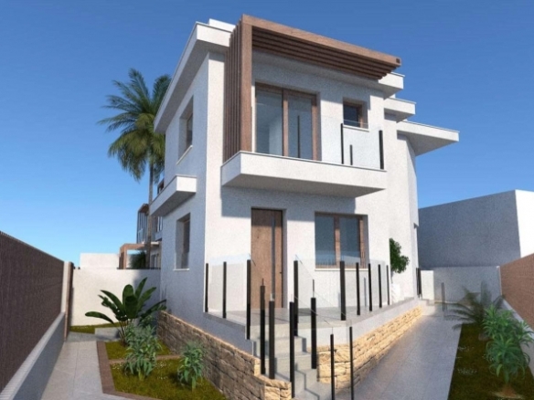 VILLA PAREADA DE NUEVA CONSTRUCCIÓN DE 4 DORMITORIOS  EN LOS ALCAZARES