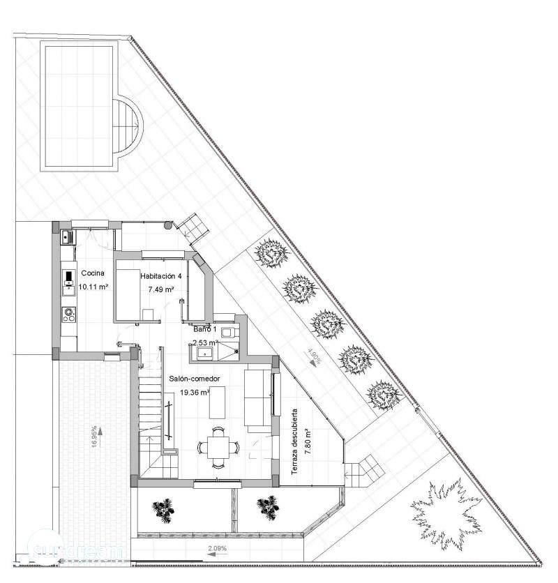 g_39902-3-6 VILLA PAREADA DE NUEVA CONSTRUCCIÓN DE 4 DORMITORIOS EN LOS ALCAZARES