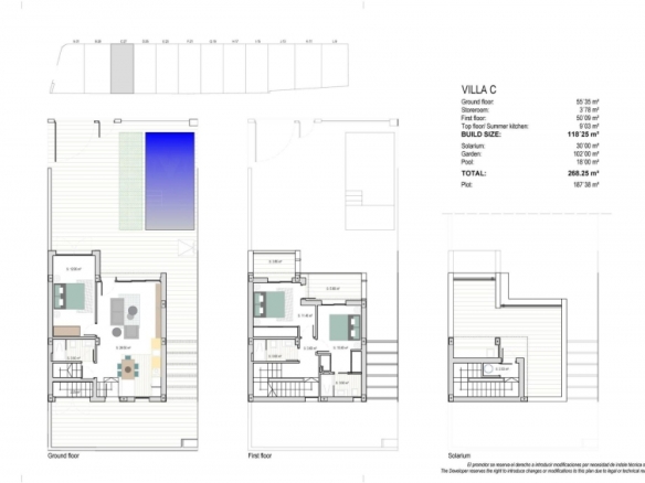 VILLA DE 3 DORMITORIOS DE NUEVA CONSTRUCCIÓN EN LOS ALCAZARES
