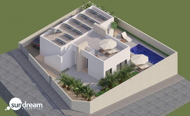 g_39910-3-4 VILLA MODERNA EN UNA SOLA PLANTA DE 3 DORMITORIOS CON PISCINA PRIVADA EN BENIJÓFAR