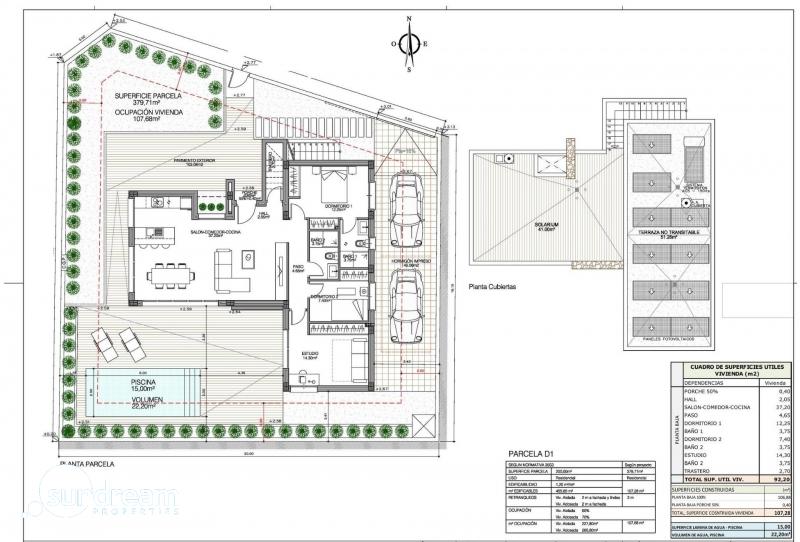g_39910-3-7 VILLA MODERNA EN UNA SOLA PLANTA DE 3 DORMITORIOS CON PISCINA PRIVADA EN BENIJÓFAR