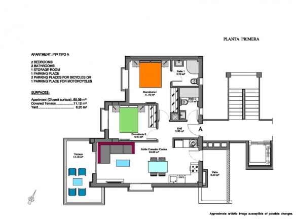 APARTAMENTO DE NUEVA CONSTRUCCIÓN CON 2 DORM EN ORIHUELA COSTA