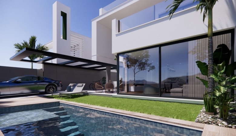 VILLA DE NUEVA CONSTRUCCIÓN CON 3 DORM.EN COMPLEJO PRIVADO EN LA REGIÓN DE MURCIA