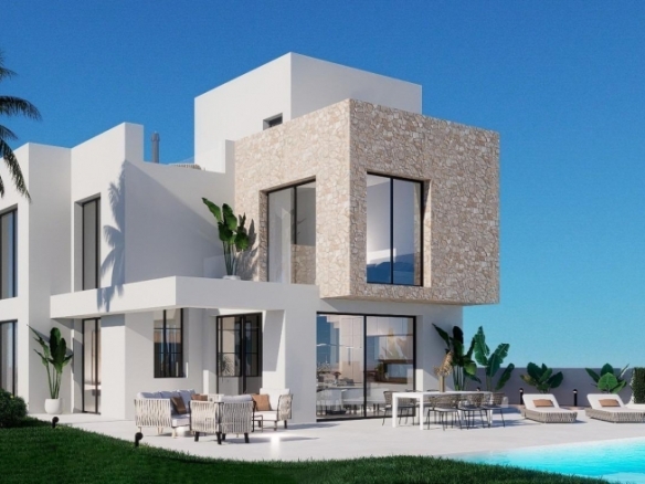 MAGNIFICA VILLA DE NUEVA CONSTRUCCIÓN DE 3 DORM.EN FINESTRAT