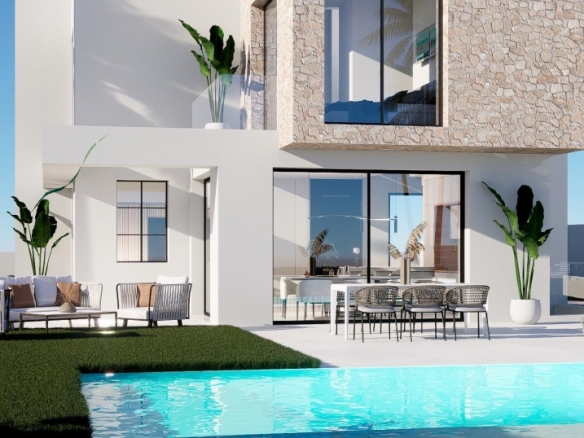 MAGNIFICA VILLA DE NUEVA CONSTRUCCIÓN DE 3 DORM.EN FINESTRAT