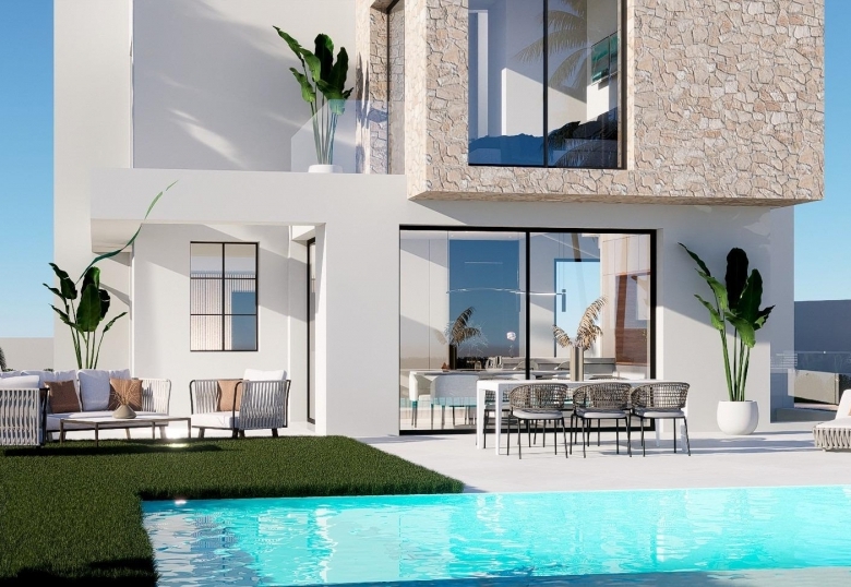 MAGNIFICA VILLA DE NUEVA CONSTRUCCIÓN DE 3 DORM.EN FINESTRAT