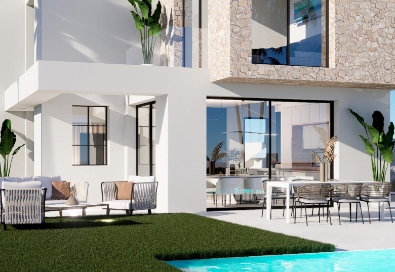 MAGNIFICA VILLA DE NUEVA CONSTRUCCIÓN DE 3 DORM.EN FINESTRAT