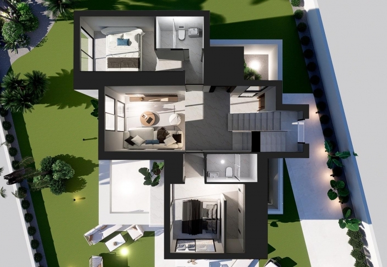 MAGNIFICA VILLA DE NUEVA CONSTRUCCIÓN DE 3 DORM.EN FINESTRAT