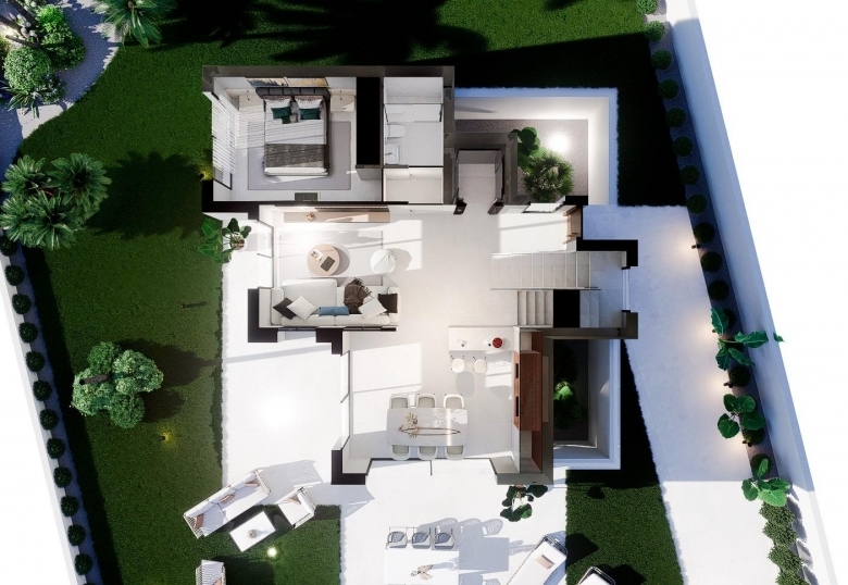 MAGNIFICA VILLA DE NUEVA CONSTRUCCIÓN DE 3 DORM.EN FINESTRAT
