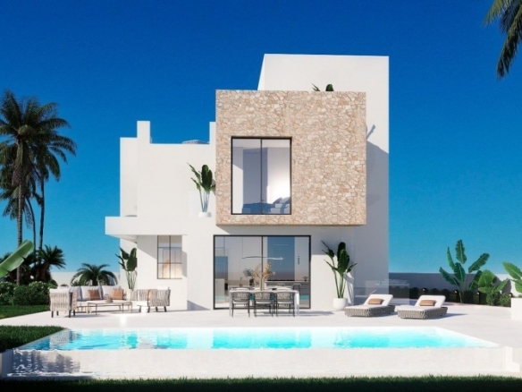 MAGNIFICA VILLA DE NUEVA CONSTRUCCIÓN DE 3 DORM.EN FINESTRAT