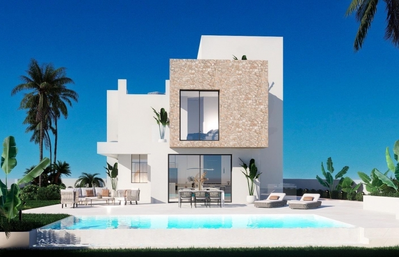 MAGNIFICA VILLA DE NUEVA CONSTRUCCIÓN DE 3 DORM.EN FINESTRAT