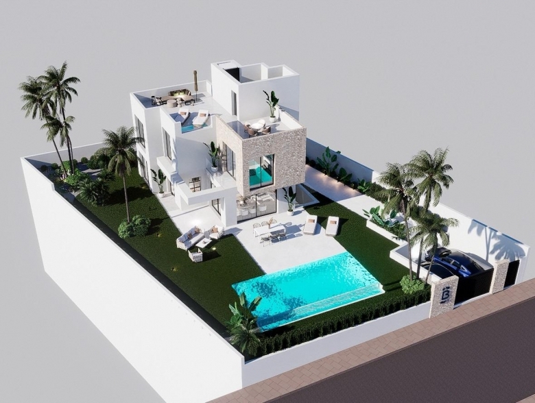 MAGNIFICA VILLA DE NUEVA CONSTRUCCIÓN DE 3 DORM.EN FINESTRAT