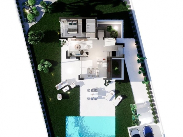 MAGNIFICA VILLA DE NUEVA CONSTRUCCIÓN DE 3 DORM.EN FINESTRAT