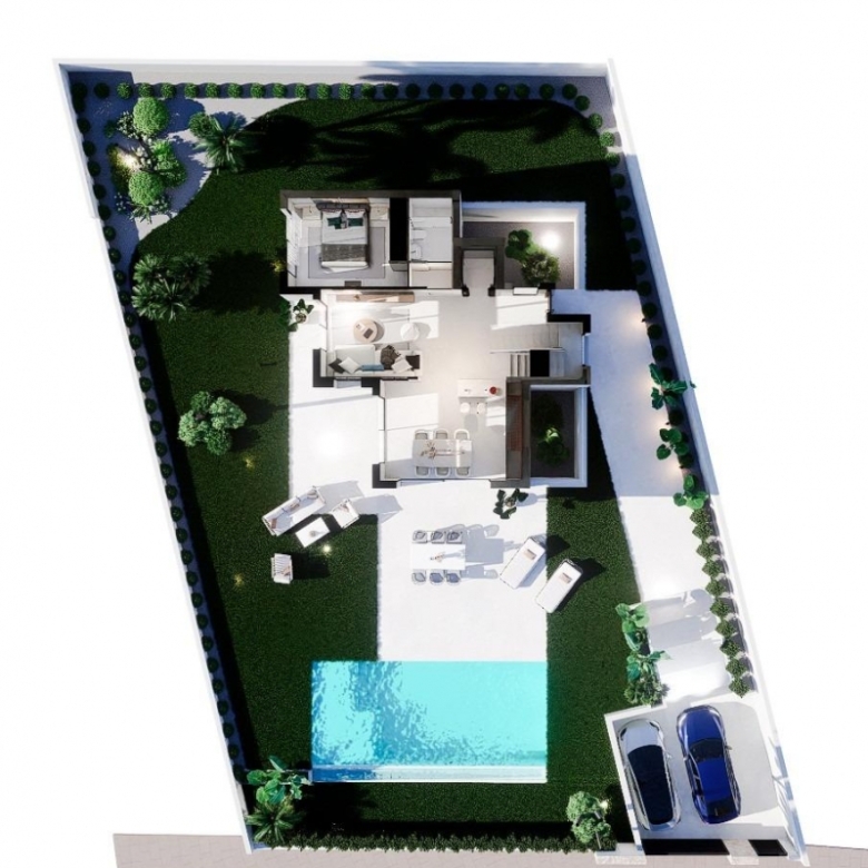 MAGNIFICA VILLA DE NUEVA CONSTRUCCIÓN DE 3 DORM.EN FINESTRAT