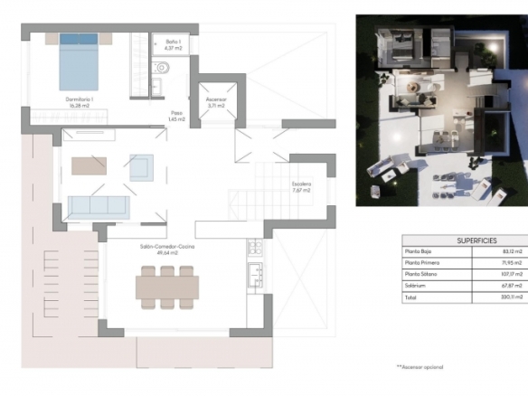 MAGNIFICA VILLA DE NUEVA CONSTRUCCIÓN DE 3 DORM.EN FINESTRAT