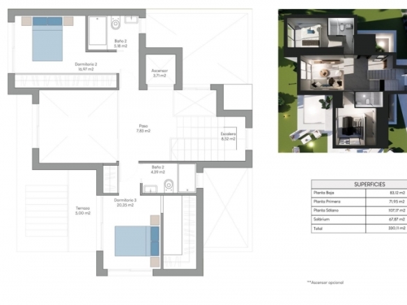 MAGNIFICA VILLA DE NUEVA CONSTRUCCIÓN DE 3 DORM.EN FINESTRAT