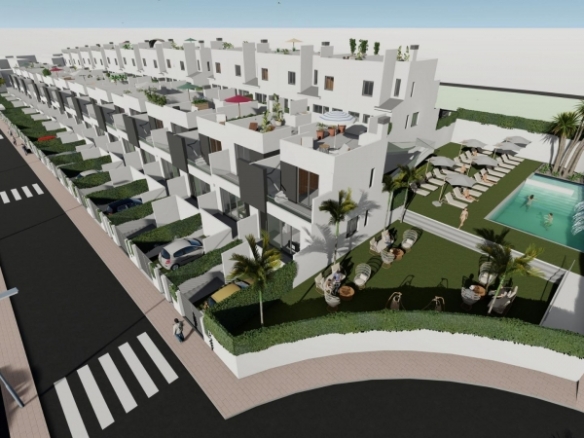 Adosados en venta en Cox con piscina comunitaria
