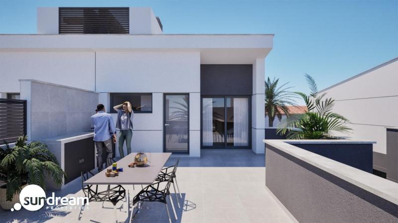 Pareado a la venta de 3 dormitorios en los Nietos, La Manga del Mar Menor.