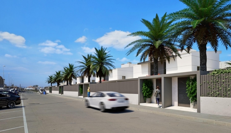 Pareado a la venta de 3 dormitorios en los Nietos, La Manga del Mar Menor.