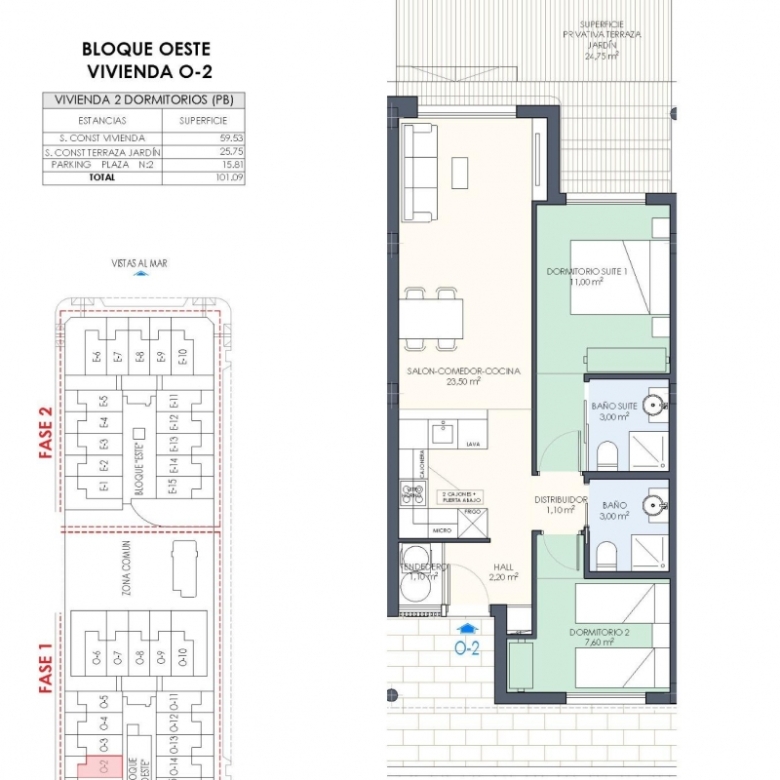 Bungalow de planta baja a 150m De La Playa De Las Higuericas En Torre De La Horadada