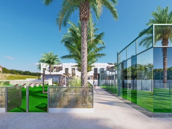 Bungalow de planta alta a la venta con solarium a 150m. de la Playa De Las Higuericas En Torre De La