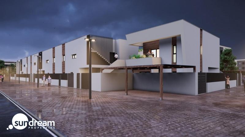 g_40073-9-10 Bungalow de planta alta de 2 dormitorios a la venta con solarium privado en Torre-Pacheco(Murcia)