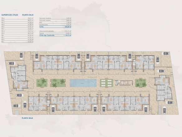 Bungalow de planta alta de 3 dormitorios a la venta con solarium en Torre-Pacheco(Murcia)