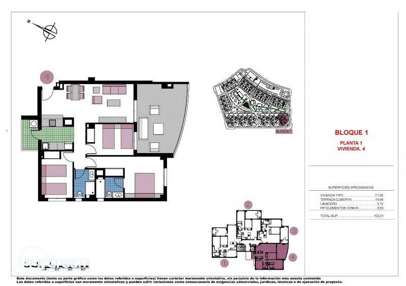 g_40084-13-7 Apartamento de 3 dormitorios de nueva construcción a la venta en Mil Palmeras