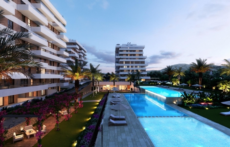 Apartamento de 3 dormitorios de nueva construcción a la venta en Villajoyosa.
