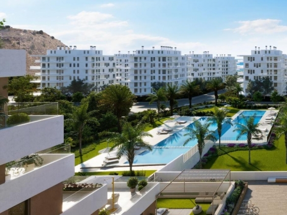 Apartamento de 3 dormitorios de nueva construcción a la venta en Villajoyosa.