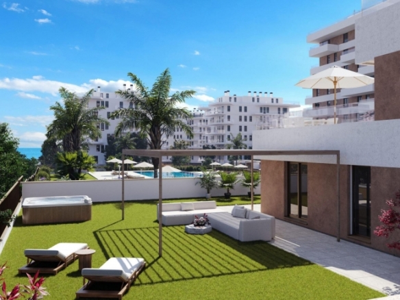 Apartamento de 3 dormitorios de nueva construcción a la venta en Villajoyosa.