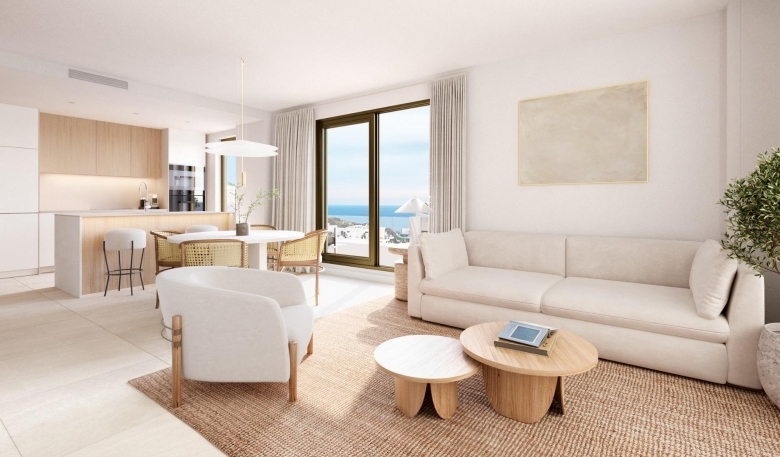 Apartamento de 3 dormitorios de nueva construcción a la venta en Villajoyosa.