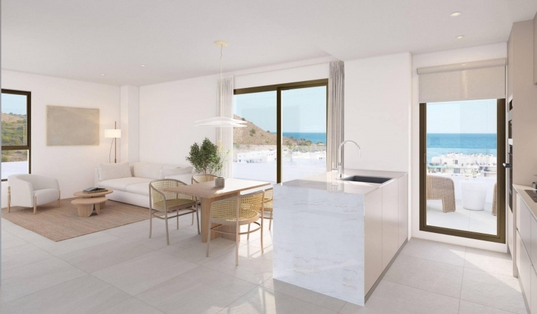 Apartamento de 3 dormitorios de nueva construcción a la venta en Villajoyosa.