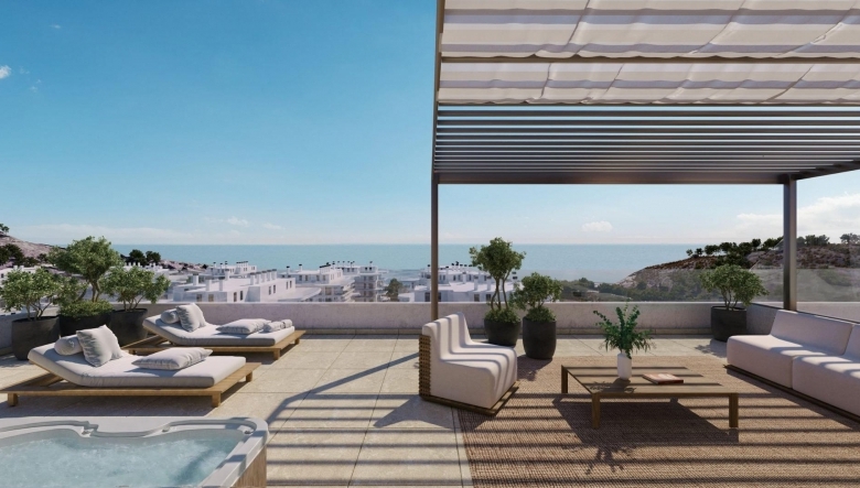Apartamento de 3 dormitorios de nueva construcción a la venta en Villajoyosa.