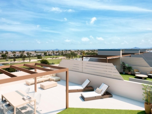 Bungalow de planta baja de 3 dormitorios a la venta en Roda Golf.