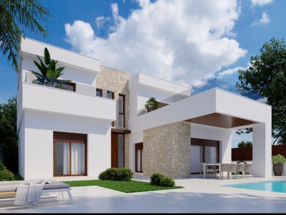 Villa de 4 dormitorios de nueva construcción en Golf Resort, Orihuela