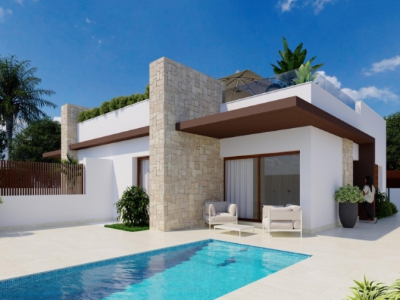 Vivienda pareada de 2 dormitorios de nueva construcción en Golf Resort, Orihuela