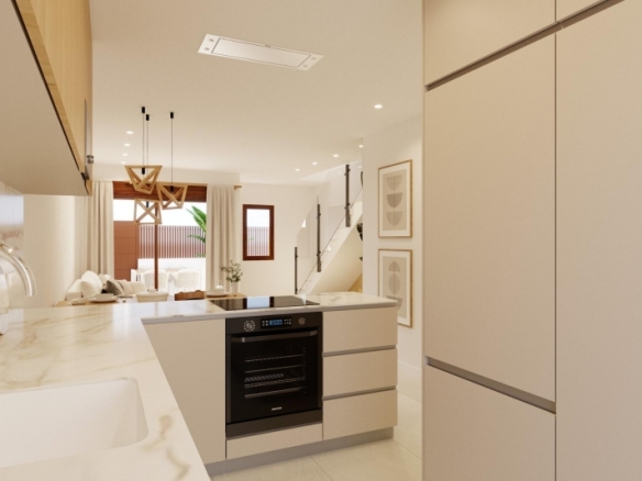 Adosado de 3 dormitorios de nueva construcción en Golf Resort, Orihuela
