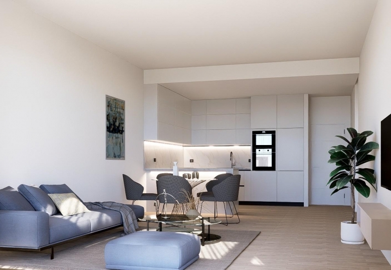 Bungalow de nueva construcción de planta baja con 3 dormitorios en Finestrat-Benidorm