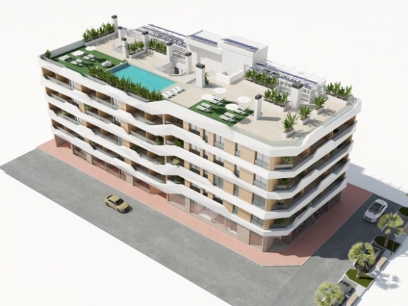 Apartamento de 2 dormitorios a la venta en  Guardamar del Segura(Alicante)