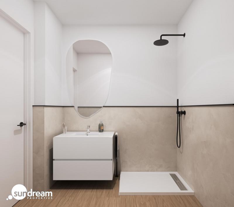 g_40108-6-6 Bungalow de planta alta de 2 dormitorios con solarium privado a la venta en San Miguel de Salinas