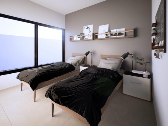 Villa de estilo ibicenco de una sola planta de 3 dormitorios a la venta en Fortuna(Murcia)