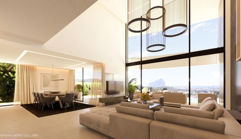 Lujosa Villa de 4 dormitorios a la venta con Vistas al Mar en Calpe